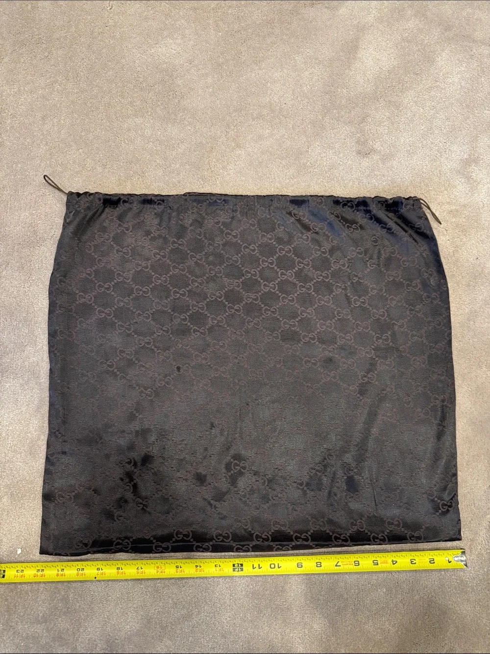 Gucci GG Brown Monogram dustbag
